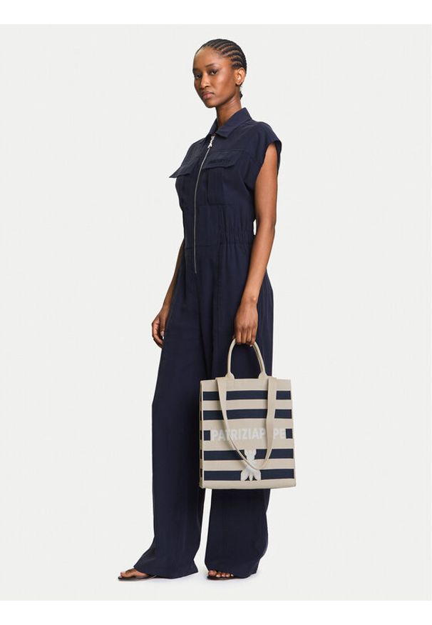 Patrizia Pepe Torebka 2B0123/K264 Beżowy. Kolor: beżowy