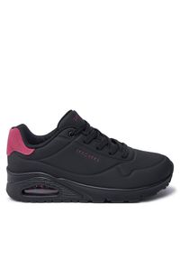 skechers - Skechers Sneakersy Uno - Pop Back 177092 Czarny. Kolor: czarny. Materiał: skóra