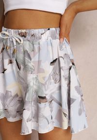 Renee - Szare Spódnicospodnie Devethra. Okazja: na co dzień. Kolor: szary. Wzór: aplikacja. Styl: elegancki, casual