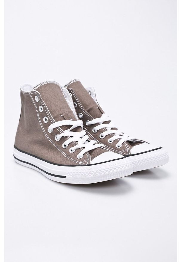 Converse - Trampki. Nosek buta: okrągły. Zapięcie: sznurówki. Kolor: szary