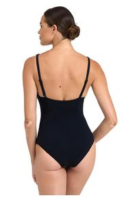 Arena Bodylift Isabel X-back Strój Kąpielowy - Czarno-Fioletowy – Rozmiar 34. Kolor: czarny. Materiał: mesh