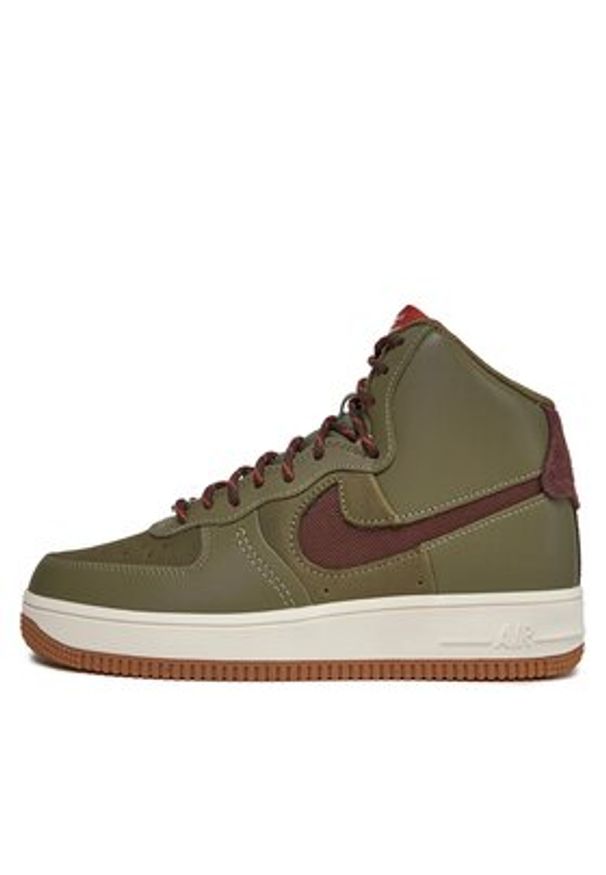 Nike Sneakersy Af1 Sculpt Wild FB7960 200 Khaki. Kolor: brązowy. Materiał: materiał