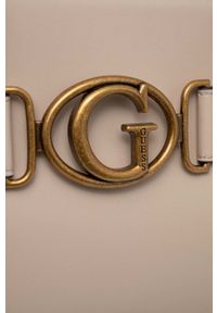 Guess torebka kolor beżowy. Kolor: beżowy. Rodzaj torebki: na ramię #3