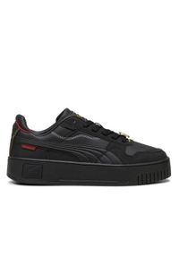 Buty do chodzenia damskie Puma Carina Street Class Act. Kolor: czarny, wielokolorowy. Materiał: materiał, syntetyk. Szerokość cholewki: normalna. Sport: turystyka piesza