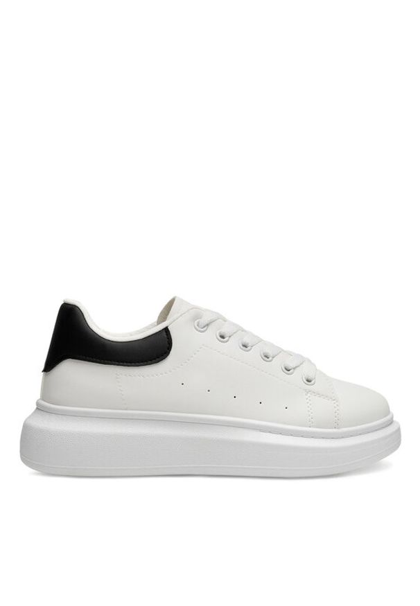 DeeZee Sneakersy WFA2910-1 Biały. Kolor: biały. Materiał: skóra