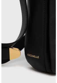 Coccinelle Torebka skórzana Marquise Goodie kolor czarny. Kolor: czarny. Materiał: skórzane. Rodzaj torebki: na ramię #2