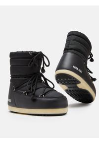 Moon Boot EVX LIGHT NYLON Śniegowce damskie. Kolor: czarny. Materiał: nylon #2