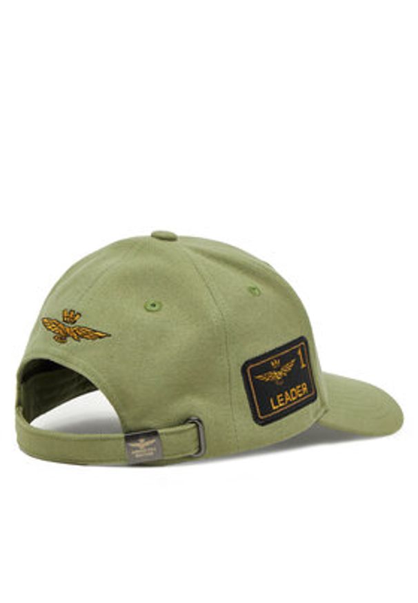 Aeronautica Militare Czapka z daszkiem 251HA1150CT3043 Zielony. Kolor: zielony. Materiał: bawełna, materiał