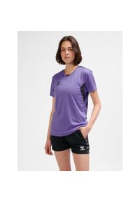 Damski jersey Hummel Authentic. Kolor: szary, fioletowy, wielokolorowy. Materiał: jersey. Sport: piłka ręczna #1