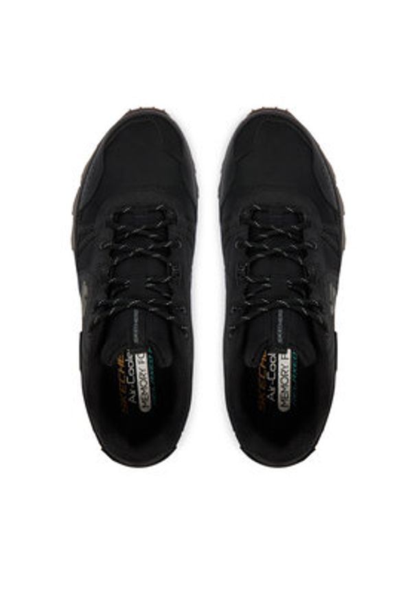skechers - Skechers Trekkingi Equalizer 5.0 Trail 237790/BBK Czarny. Kolor: czarny. Materiał: skóra. Sport: turystyka piesza