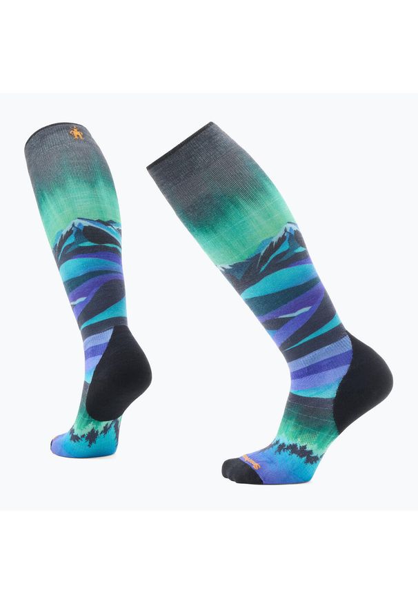 Skarpety narciarskie Smartwool Ski Targeted Cushion Compression Print OTC. Kolor: wielokolorowy. Wzór: nadruk. Sport: narciarstwo