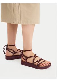 Teva Sandały Midform Infinity 1127890 Bordowy. Kolor: czerwony. Materiał: materiał #3
