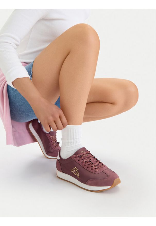 Kappa Sneakersy CEO-V5-10159 Bordowy. Kolor: czerwony. Materiał: materiał