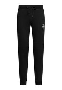 Jack & Jones - Jack&Jones Spodnie dresowe Gordon 12165322 Czarny Regular Fit. Kolor: czarny. Materiał: bawełna