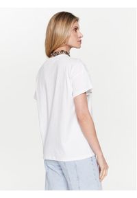 Patrizia Pepe T-Shirt 8M1460/J074-W103 Biały Regular Fit. Kolor: biały. Materiał: bawełna