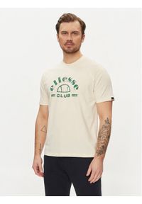 Ellesse T-Shirt Club SHV20259 Biały Regular Fit. Kolor: biały. Materiał: bawełna