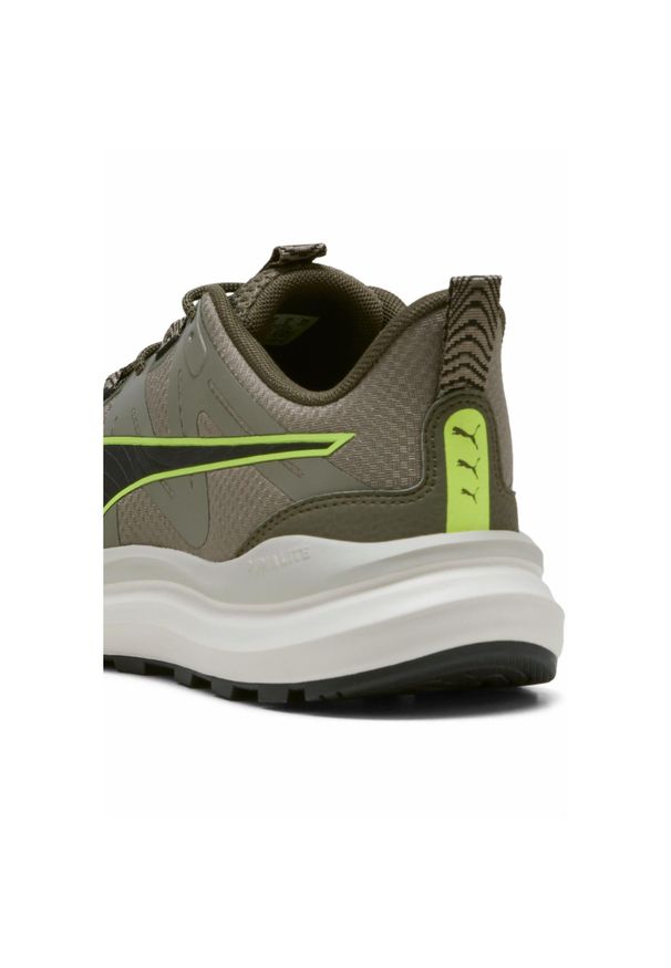 Puma - Buty do biegania w terenie Reflect Lite PUMA Loden Green Velvet Moss Brown. Kolor: zielony, wielokolorowy, brązowy