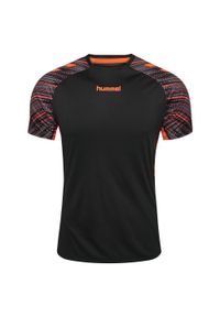 Koszulka treningowa Hummel Blaze Pro. Kolor: żółty, czarny, pomarańczowy, wielokolorowy. Sport: koszykówka #1