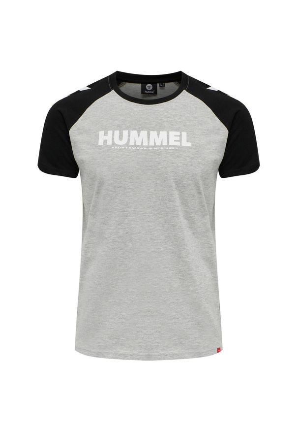 Koszulka Hummel Legacy Blocked. Kolor: szary. Sport: piłka nożna