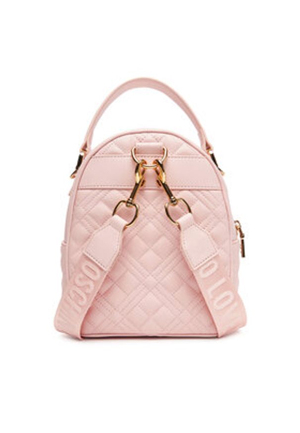Love Moschino - LOVE MOSCHINO Plecak JC4304PP0MK1260A Różowy. Kolor: różowy. Materiał: skóra