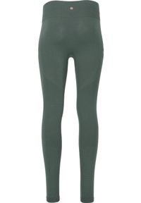 ENDURANCE - Legginsy do jogi Athlecia Nagar Seamless. Kolor: szary, zielony, wielokolorowy. Materiał: poliester, nylon. Sport: joga i pilates