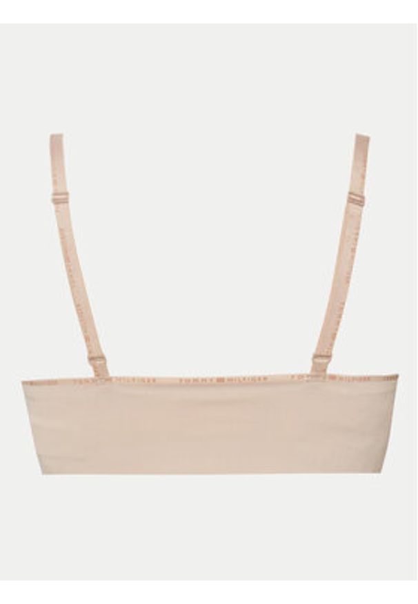 TOMMY HILFIGER - Tommy Hilfiger Biustonosz bezfiszbinowy UW0UW05210 Beżowy. Kolor: beżowy. Materiał: syntetyk