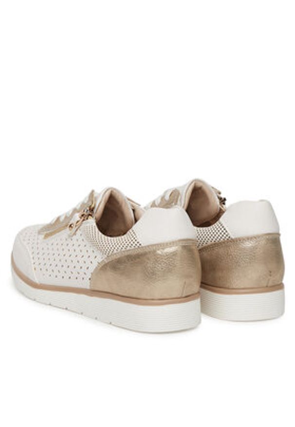 Clara Barson Sneakersy WS10003-07 Biały. Kolor: biały. Materiał: skóra