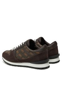 Guess Sneakersy FMPARO ELL12 Brązowy. Kolor: brązowy. Materiał: skóra #4