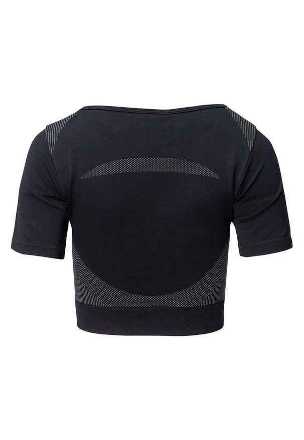 IQ - T-shirt Damski Cropped Ingel. Kolor: czarny