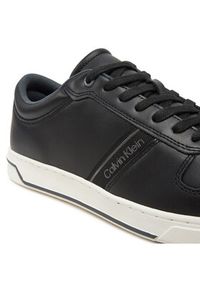 Calvin Klein Sneakersy Low Top Lace Up Logo HM0HM01491 Czarny. Kolor: czarny. Materiał: skóra #6