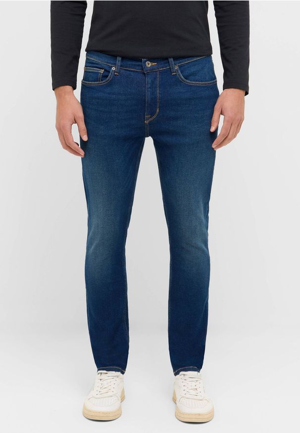 Męskie Spodnie Jeansowe Mustang Style Frisco Skinny Denim Blue 1016793 5000 803