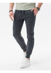Ombre Clothing - Zestaw spodni męskich dresowych 2-pak - mix V5 Z39 - XXL. Kolor: czerwony. Materiał: dresówka #3