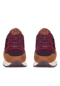 MEXX Sneakersy MI001009643W-01 Bordowy. Kolor: czerwony. Materiał: skóra #7