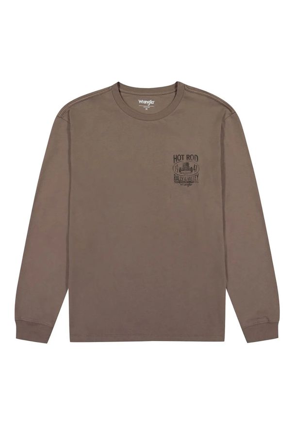 Wrangler - MESKA KOSZULKA WRANGLER LS GRAPHIC TEE IRON 112357313