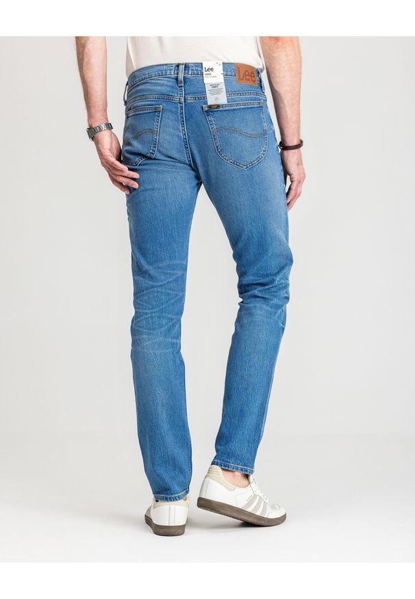 Lee - LEE MĘSKIE SPODNIE RIDER INDIGO VINTAGE 112346321 L701015994. Okazja: na co dzień. Styl: vintage