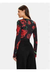 Guess Bluzka W5RP26 KCMI2 Czarny Regular Fit. Kolor: czarny. Materiał: syntetyk #3