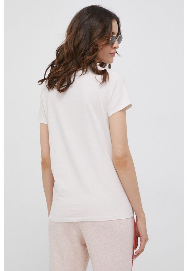 Levi's® - Levi's t-shirt bawełniany kolor różowy. Okazja: na co dzień, na spotkanie biznesowe. Kolor: różowy. Materiał: bawełna. Wzór: gładki. Styl: biznesowy, casual