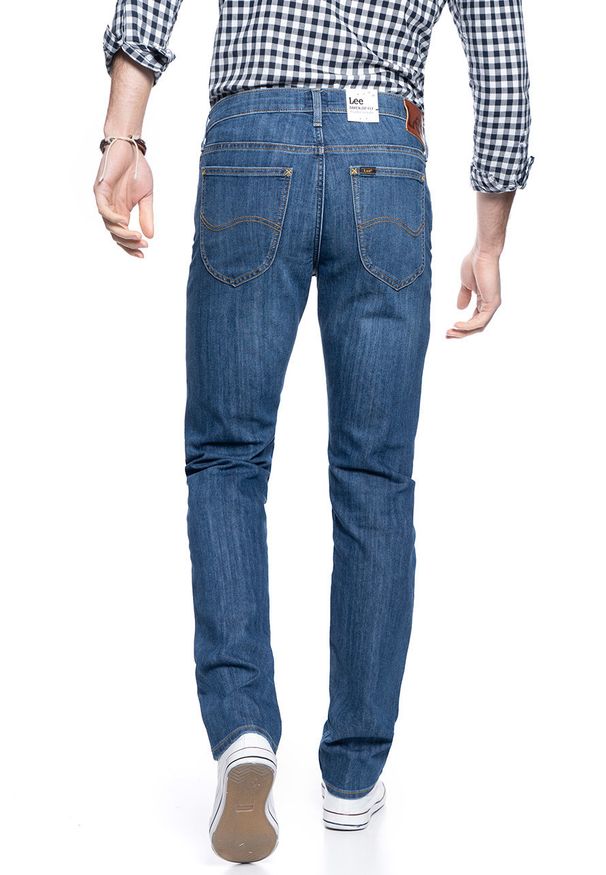 Lee - LEE SPODNIE MĘSKIE DAREN ZIP FLY TRUE BLUE L707ACHJ 112118047