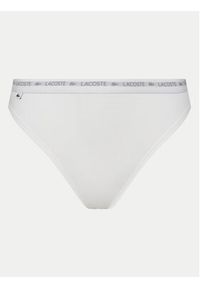 Lacoste Komplet 3 par stringów 8F1341 Kolorowy. Materiał: bawełna. Wzór: kolorowy #8