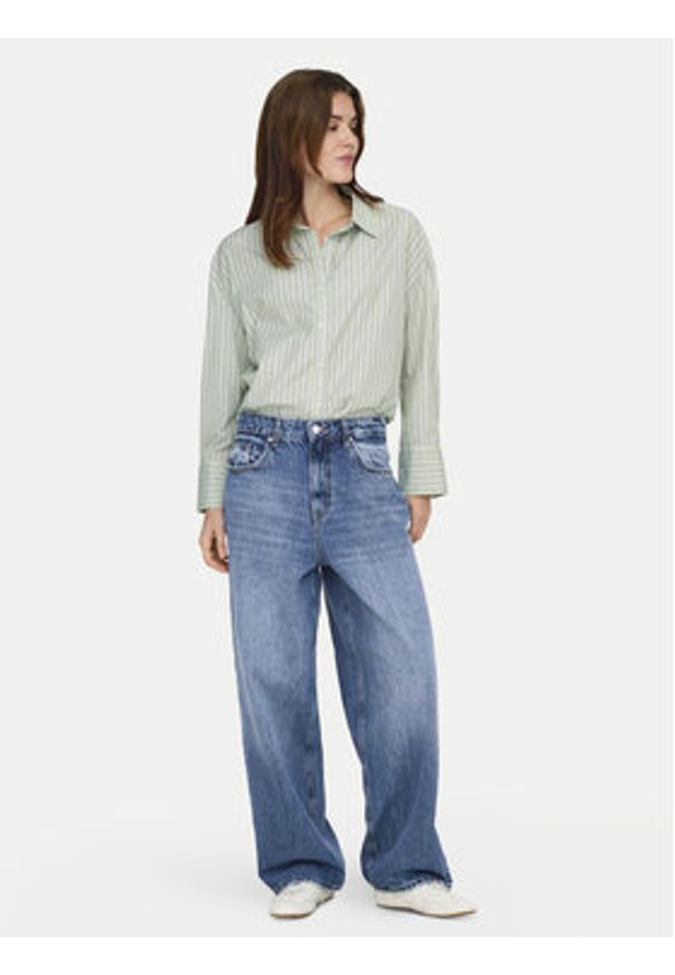 only - ONLY Koszula Oregon 15367554 Zielony Regular Fit. Kolor: zielony. Materiał: bawełna