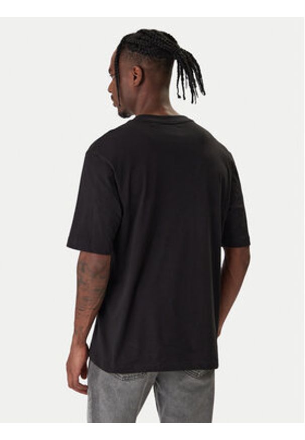 Hugo - HUGO T-Shirt Namerix 50554350 Czarny Regular Fit. Kolor: czarny. Materiał: bawełna