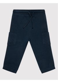 OVS Spodnie dresowe 1339811 Granatowy Regular Fit. Kolor: niebieski. Materiał: bawełna