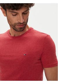 Tommy Jeans T-Shirt Jaspe DM0DM20363 Czerwony Slim Fit. Kolor: czerwony. Materiał: bawełna