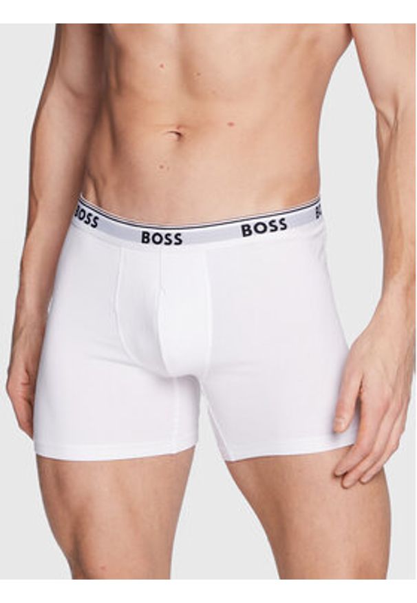 BOSS - Boss Komplet 3 par bokserek Power 50475282 Kolorowy. Materiał: bawełna. Wzór: kolorowy