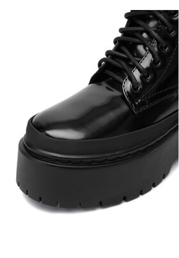 DeeZee Trzewiki 13123-37 Czarny. Kolor: czarny. Materiał: syntetyk, materiał