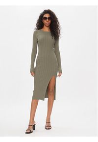 only - ONLY Sukienka dzianinowa Meddi 15311087 Zielony Slim Fit. Kolor: zielony. Materiał: wiskoza, syntetyk #4