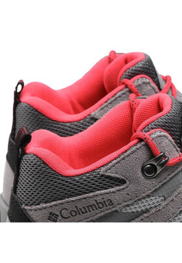 columbia - Columbia Trekkingi Redmond III Mid Waterproof BL0168 Szary. Kolor: szary. Materiał: skóra, zamsz