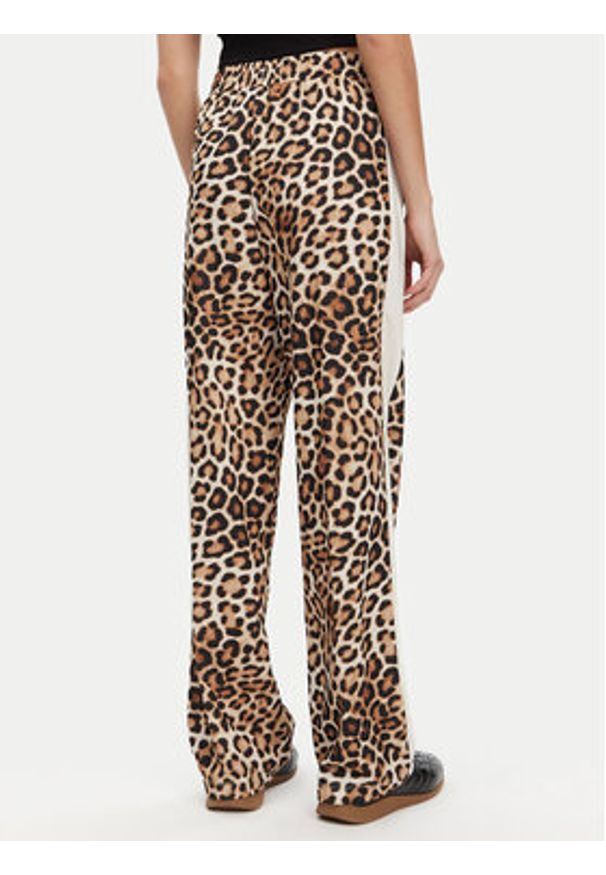 Puma Spodnie dresowe T7 Leo Luxe 632343 Brązowy Straight Fit. Kolor: brązowy. Materiał: syntetyk