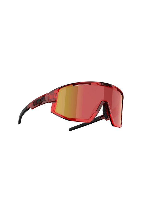 BLIZ - Okulary przeciwsłoneczne rowerowe dla dorosłych Bliz Fusion Transparent Red. Kolor: czerwony