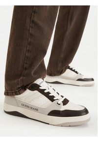 Guess Jeans Sneakersy EO-TEKSAS-01 126AM Écru. Materiał: skóra #8